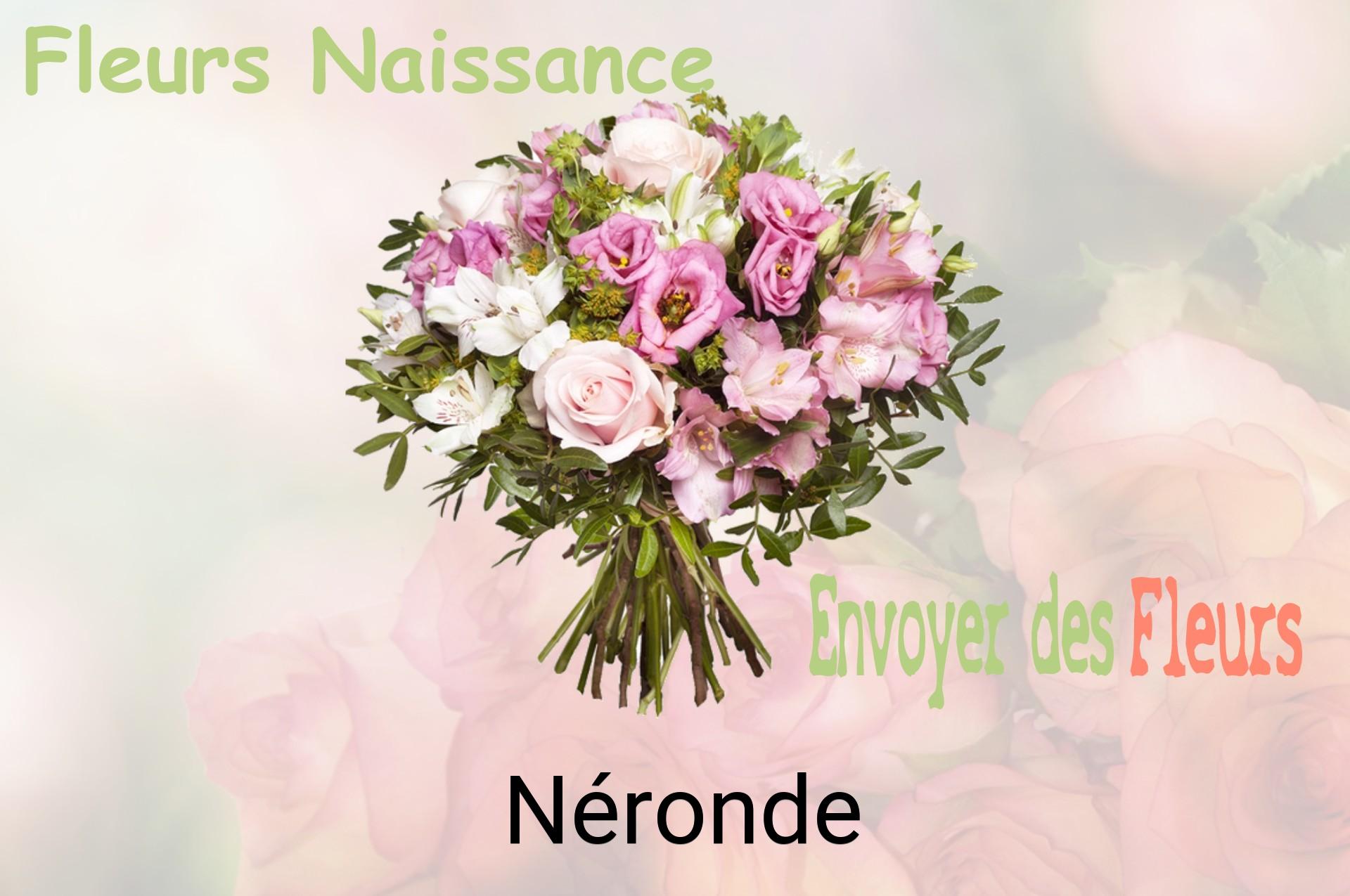 Bouquet de fleurs de naissance livré à Néronde